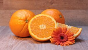 high protein fruits ,Orange